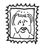 Briefmarke-Muddi