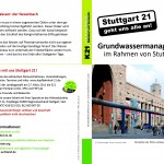 Flyer: Grundwassermanagement im Rahmen von Stuttgart 21