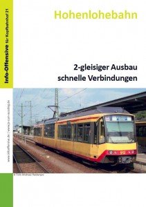 Hohenlohebahn - 2-gleisiger Ausbau schnelle Verbindungen